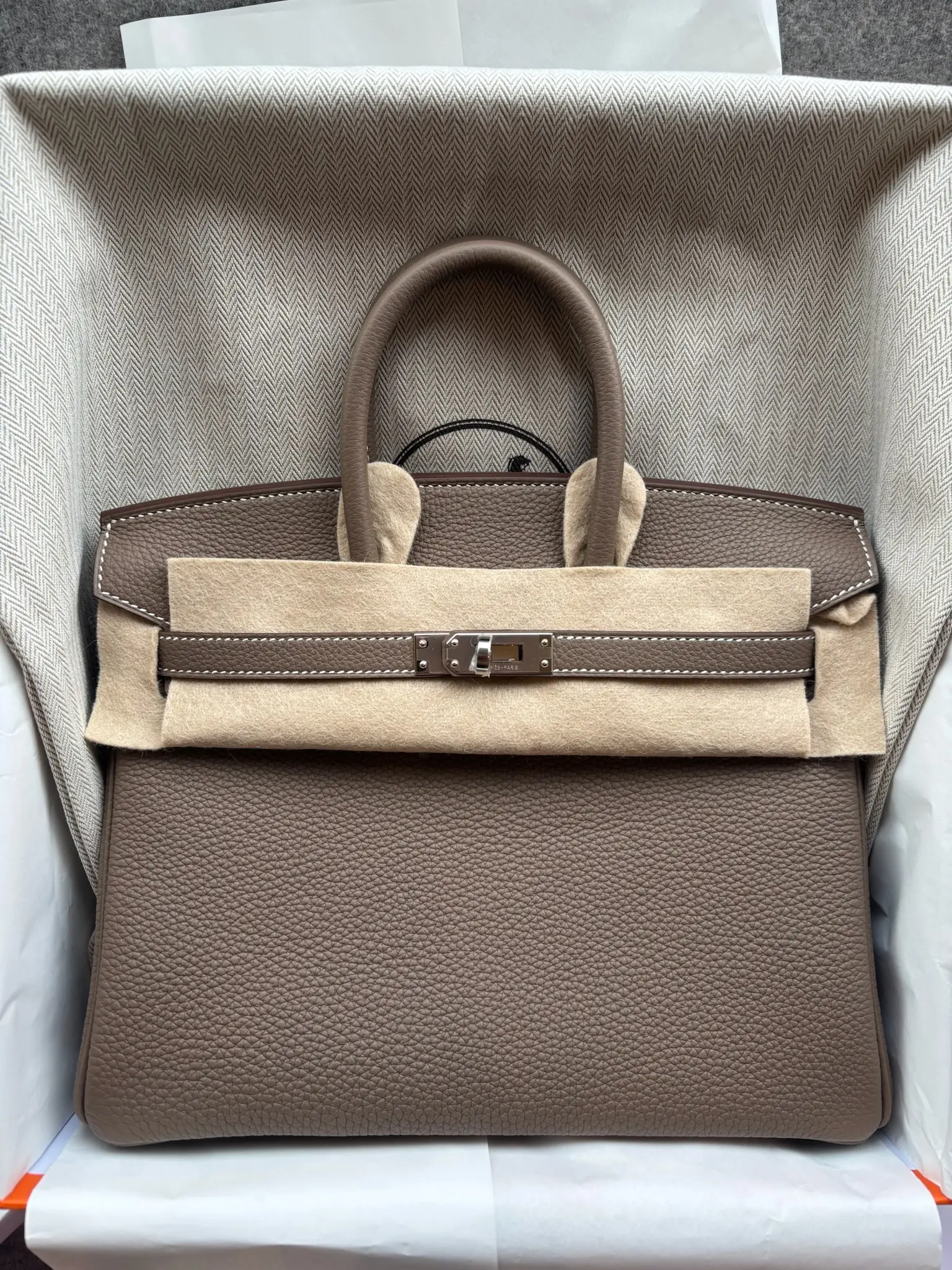 Birkin 25 Etoupe Togo PHW