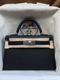 Mini Kelly  Epsom PHW bag
